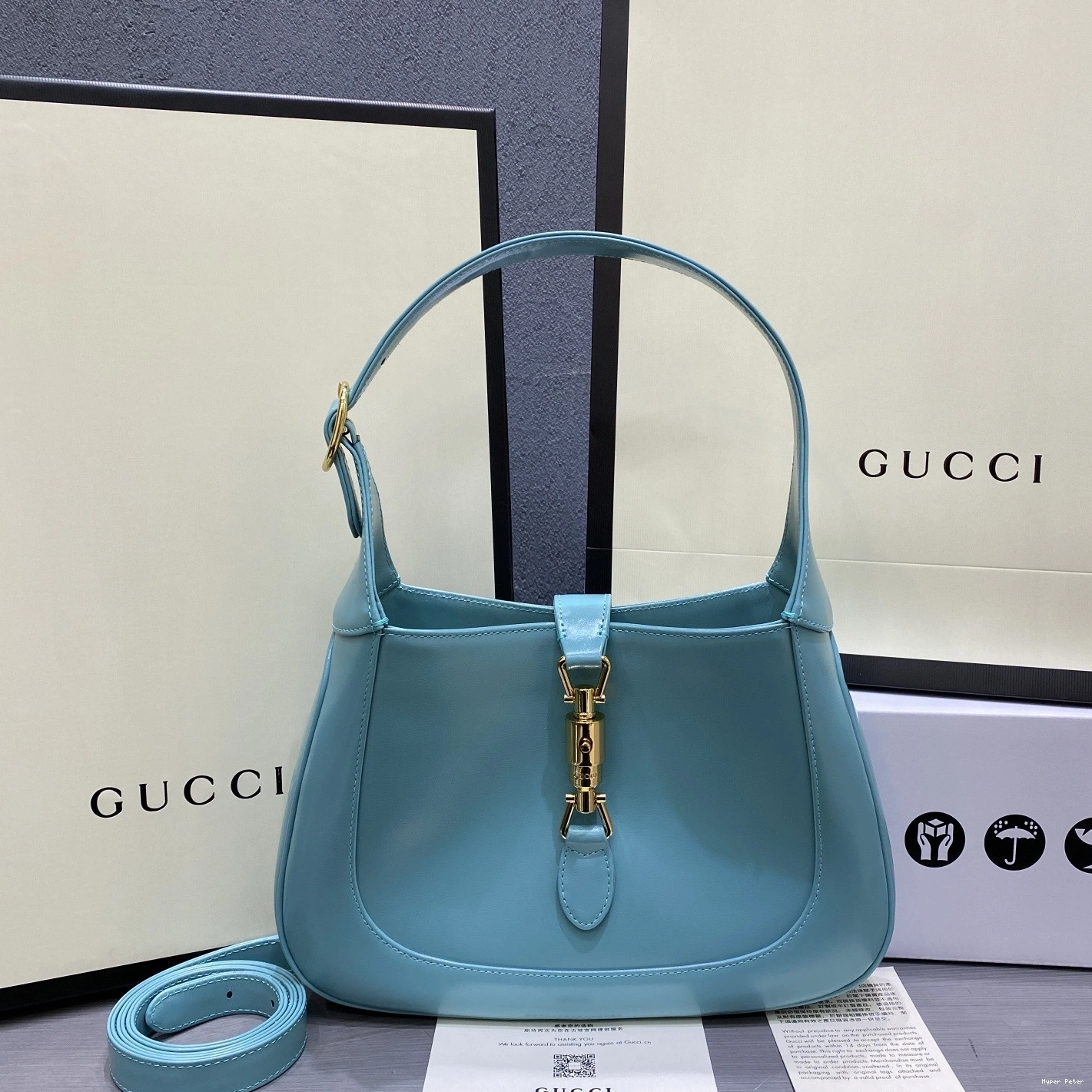 Hyper Peter Jackie GUCCI hobo 1961 small bag 0812